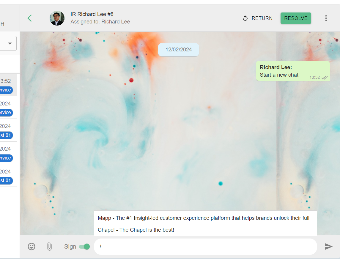 A screenshot of a chat

Description automatically generated